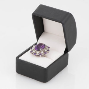 leatherette ring box